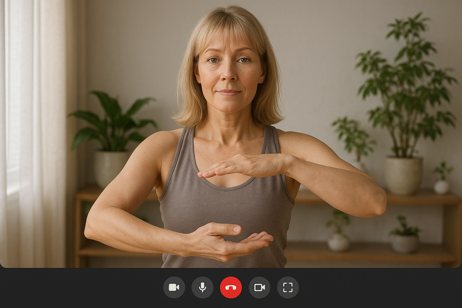 Cours de Qi Gong à distance par web-cam-Sylvie-Friedlander