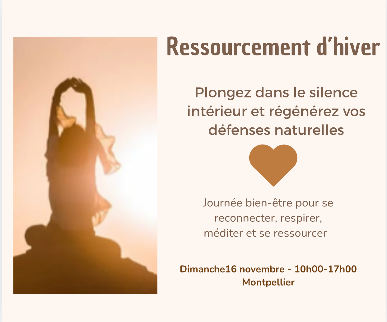 Ressourcement d'hiver-Journee bien-etre-16 novembre-Montpellier-Sylvie Friedlander